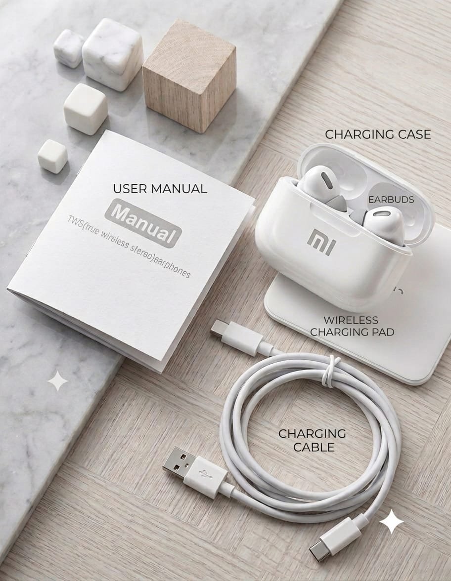 Mi TWS Earbuds by Xiaomi with active noise cancellation