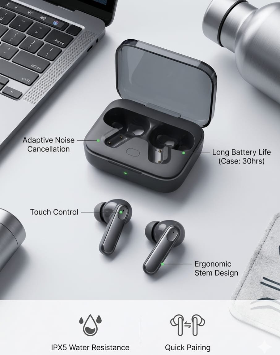 Buds Pro 9 Wireless Earbuds - Image 4